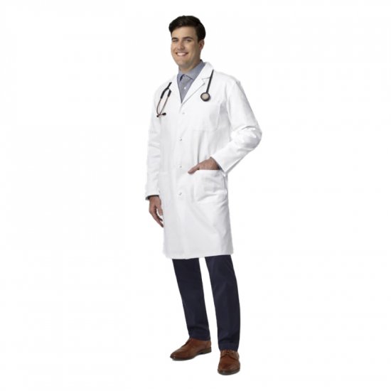 Fashion Seal Men\'s Knee Length Lab Coat
