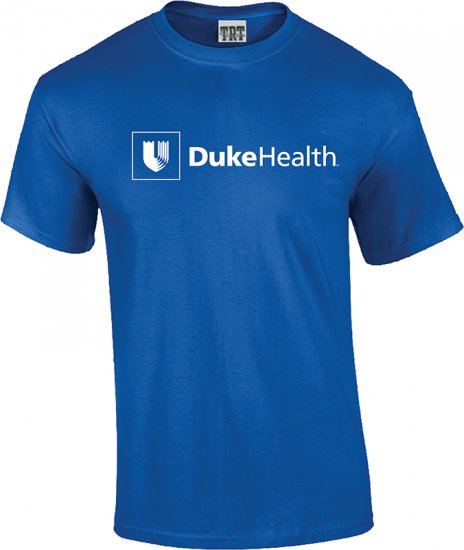 Duke Health T-shirt.